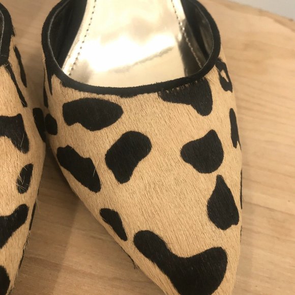 Jennifer Lopez Leopard Calf Skin Stiletto Heels - Picture 7 of 8